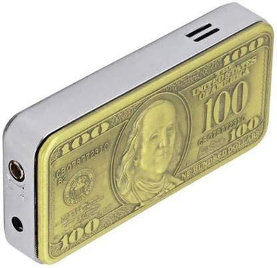 come fast DOLLAR EMBOSSED Steel Gas Lighter (Gold, Pack of 1) Pocket Lighter(gold)