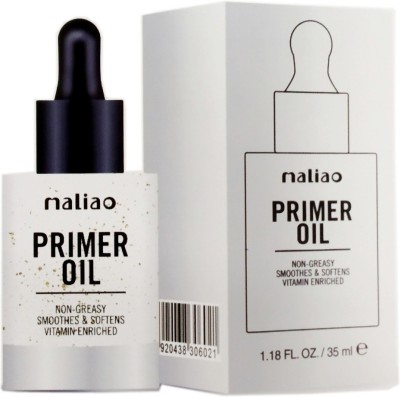 maliao Oil Primer Non Greasy Smoothes & Softens Vitamin Enriched Primer  - 35 ml(White)