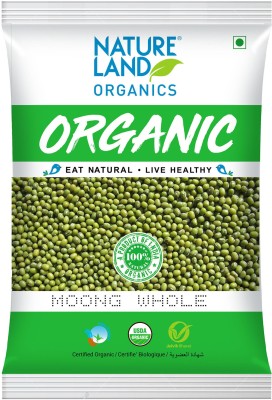 Natureland Organics Moong Dal (Whole)(1 kg)