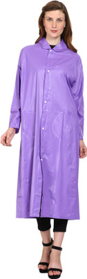 BURREX Solid Women Raincoat
