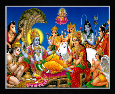 Bhawana Creation ALL GODS Religious Frame