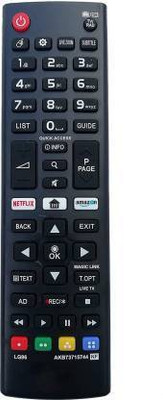 Akshita 96 AKB73715744 NF LED LCD Smart TV Remote Control ( Chake Image With Old Remote ) LG Remote Controller(Black)