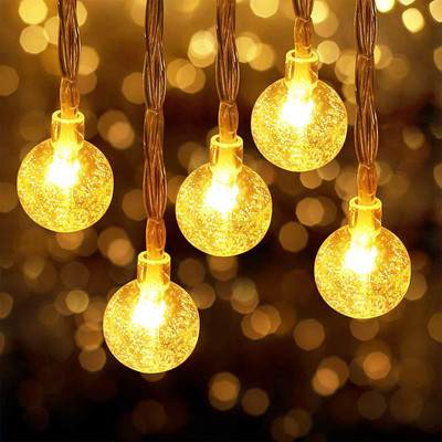 Ein Sof 20 LEDs 5.08 m Yellow Steady Ball Rice Lights(Pack of 1)