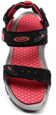 Sparx Men Sandals(Black, Red , 11)