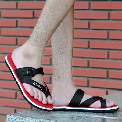 Alvery Men Sandals(Red , 10)