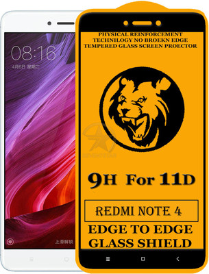 SEVEN7STAR Edge To Edge Tempered Glass for Mi Redmi Note 4(Pack of 1)