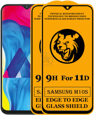 11D Edge To Edge Tempered Glass for Samsung Galaxy M10s(Pack of 2)