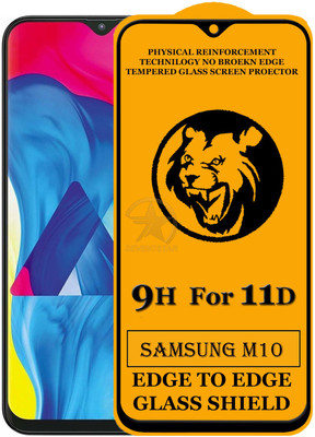 SEVEN7STAR Edge To Edge Tempered Glass for Samsung Galaxy M10(Pack of 1)