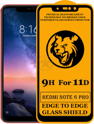 SEVEN7STAR Edge To Edge Tempered Glass for Mi Redmi Note 6 Pro(Pack of 1)