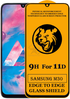 SEVEN7STAR Edge To Edge Tempered Glass for Samsung Galaxy M30(Pack of 1)