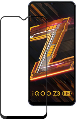 Gorilion Edge To Edge Tempered Glass for IQOO Z3, IQOO Z3 5G(Pack of 1)