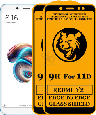 SEVEN7STAR Edge To Edge Tempered Glass for Mi Redmi Y2(Pack of 2)