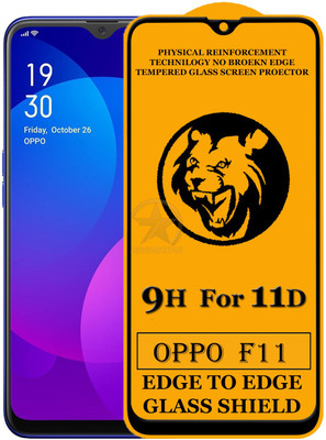 SEVEN7STAR Edge To Edge Tempered Glass for Oppo F11(Pack of 1)