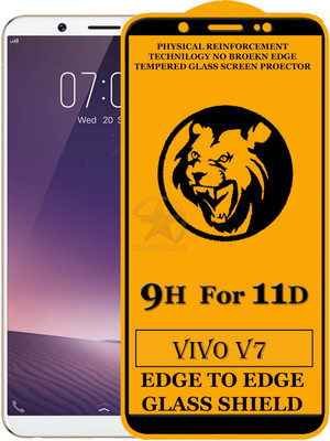 SEVEN7STAR Edge To Edge Tempered Glass for VIVO V7(Pack of 1)