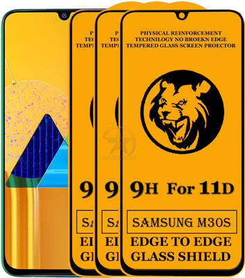 SEVEN7STAR Edge To Edge Tempered Glass for Samsung Galaxy M30s(Pack of 3)