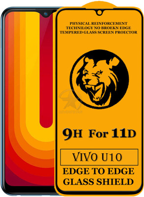 SEVEN7STAR Edge To Edge Tempered Glass for Vivo U10(Pack of 1)