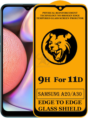 SEVEN7STAR Edge To Edge Tempered Glass for Samsung Galaxy A20(Pack of 1)