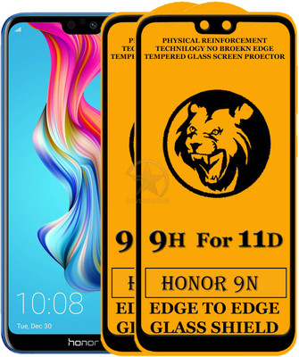 11D Edge To Edge Tempered Glass for Honor 9N(Pack of 2)