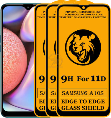 HQ Protection Edge To Edge Tempered Glass for Samsung Galaxy A10s(Pack of 3)