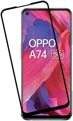 TESPARK Edge To Edge Tempered Glass for Oppo A74(Pack of 1)