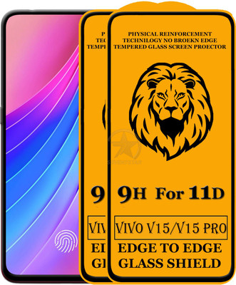 11D Edge To Edge Tempered Glass for Vivo V15 Pro(Pack of 2)
