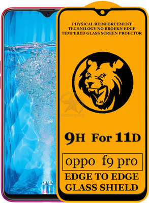 HQ Protection Edge To Edge Tempered Glass for OPPO F9 Pro(Pack of 1)