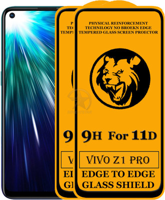 SEVEN7STAR Edge To Edge Tempered Glass for Vivo Z1 Pro(Pack of 2)
