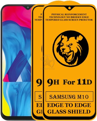SEVEN7STAR Edge To Edge Tempered Glass for Samsung Galaxy M10(Pack of 2)