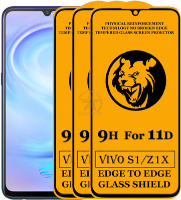 HQ Protection Edge To Edge Tempered Glass for Vivo Z1x(Pack of 3)