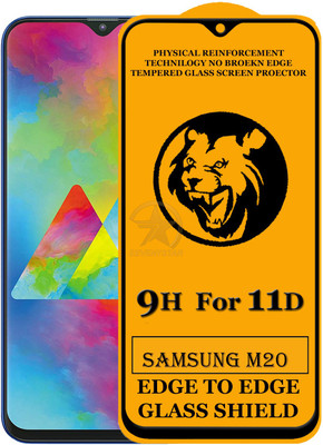 SEVEN7STAR Edge To Edge Tempered Glass for Samsung Galaxy M20(Pack of 1)