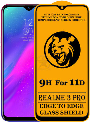 HQ Protection Edge To Edge Tempered Glass for Realme 3 Pro(Pack of 1)