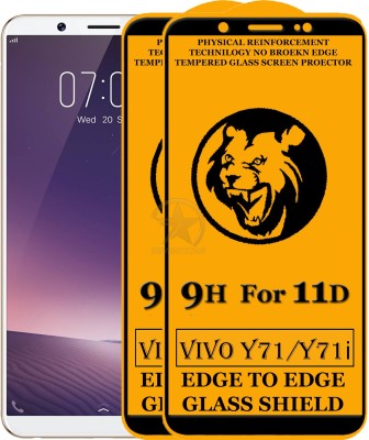 HQ Protection Edge To Edge Tempered Glass for Vivo Y71i(Pack of 2)