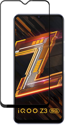 Gorilion Edge To Edge Tempered Glass for IQOO Z3, IQOO Z3 5G(Pack of 1)