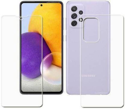RUNEECH Front and Back Screen Guard for SAMSUNG GALAXY A72(Pack of 2)