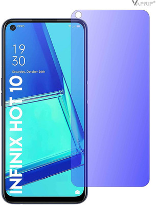 VAPRIF Tempered Glass Guard for Infinix Hot 10, Smart Screen Protector Blue Light Resistant Eyes Protected(Pack of 1)