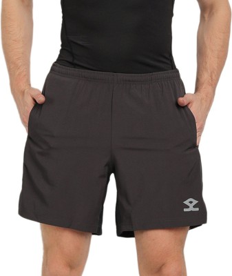 Shrey Solid Men Grey Sports Shorts