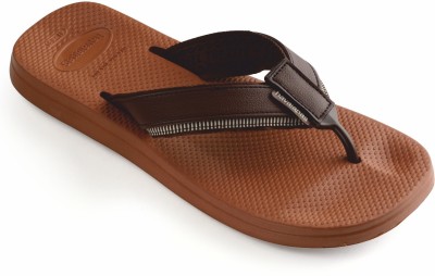 Havaianas Men Flip Flops(Brown , 6)