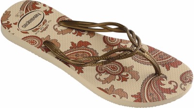 Havaianas Women Slippers(Beige , 4.5)