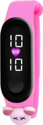 McLaren ML-415 M3 Digital Smart Band(Pink Strap, Size : Free size)