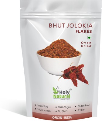 Holy Natural Bhut Jolokia Chilli Flakes (Oven Dried) - 15 GM(15 g)