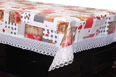 Casanest Printed 4 Seater Table Cover(Multicolor, PVC)