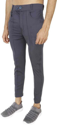 Anuraj Solid Men Grey Track Pants