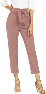 ADDYVERO Regular Fit Women Pink Trousers