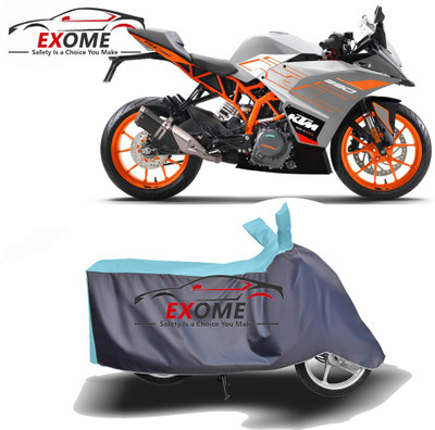 APNEK Two Wheeler Cover for KTM(RC 390, Blue, Grey)