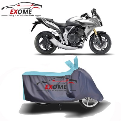 EXOME Two Wheeler Cover for Honda(CBF 1000, Blue, Grey)