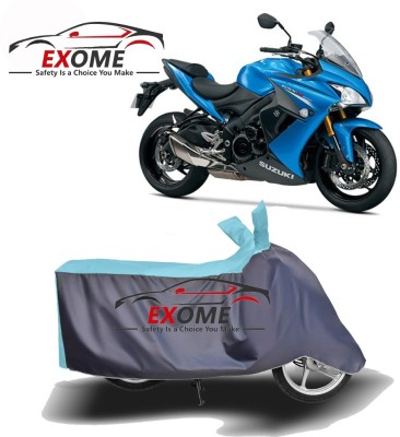 ENTIRELY ELITE Two Wheeler Cover for Suzuki(GSX S1000F, Blue, Grey)