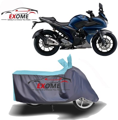 EXOME Two Wheeler Cover for Yamaha(Fazer, Blue, Grey)