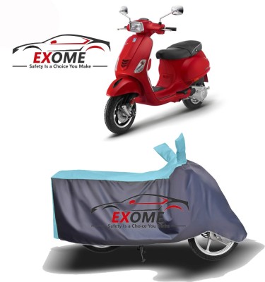 APNEK Two Wheeler Cover for Vespa(Vespa SXL 125, Blue, Grey)