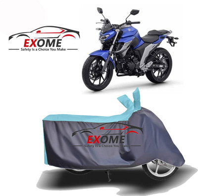 APNEK Two Wheeler Cover for Yamaha(FZ, Blue, Grey)