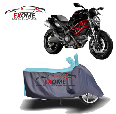 APNEK Two Wheeler Cover for Ducati(Monster 795, Blue, Grey)